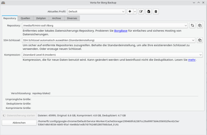 Borg Backup mit Vorta - LinuxNews.de