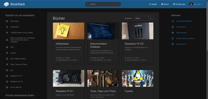Wissensmanagement mit BookStack - LinuxNews.de