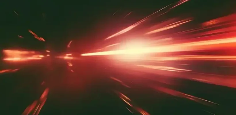 Lichspuren in der Nacht